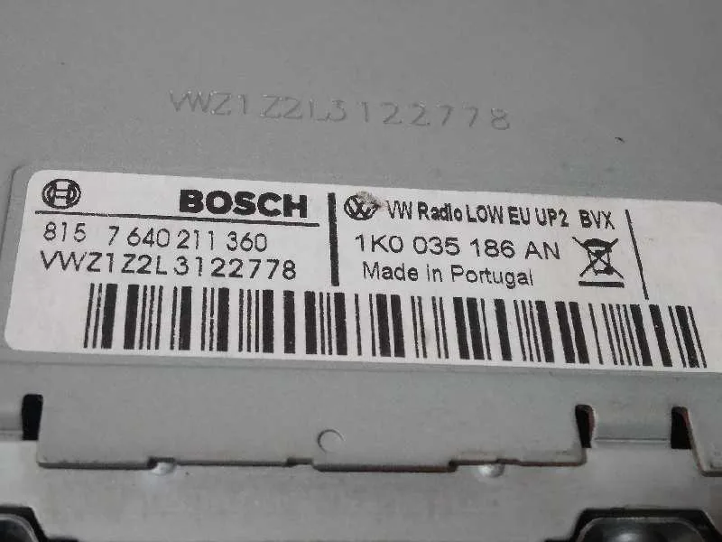 Sistema Audio / Radio Cd para Volkswagen Touran (1T3)