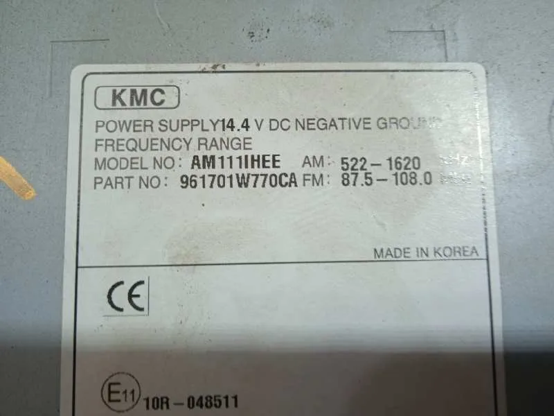 Sistema Audio / Radio Cd para Kia Rio (Yb)