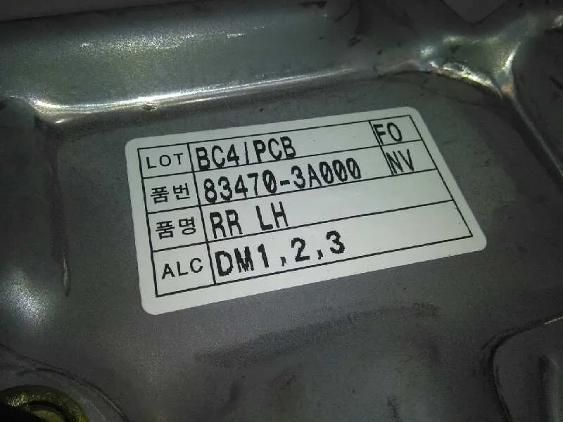 Elevalunas Trasero Izquierdo para Hyundai Trajet (Fo)