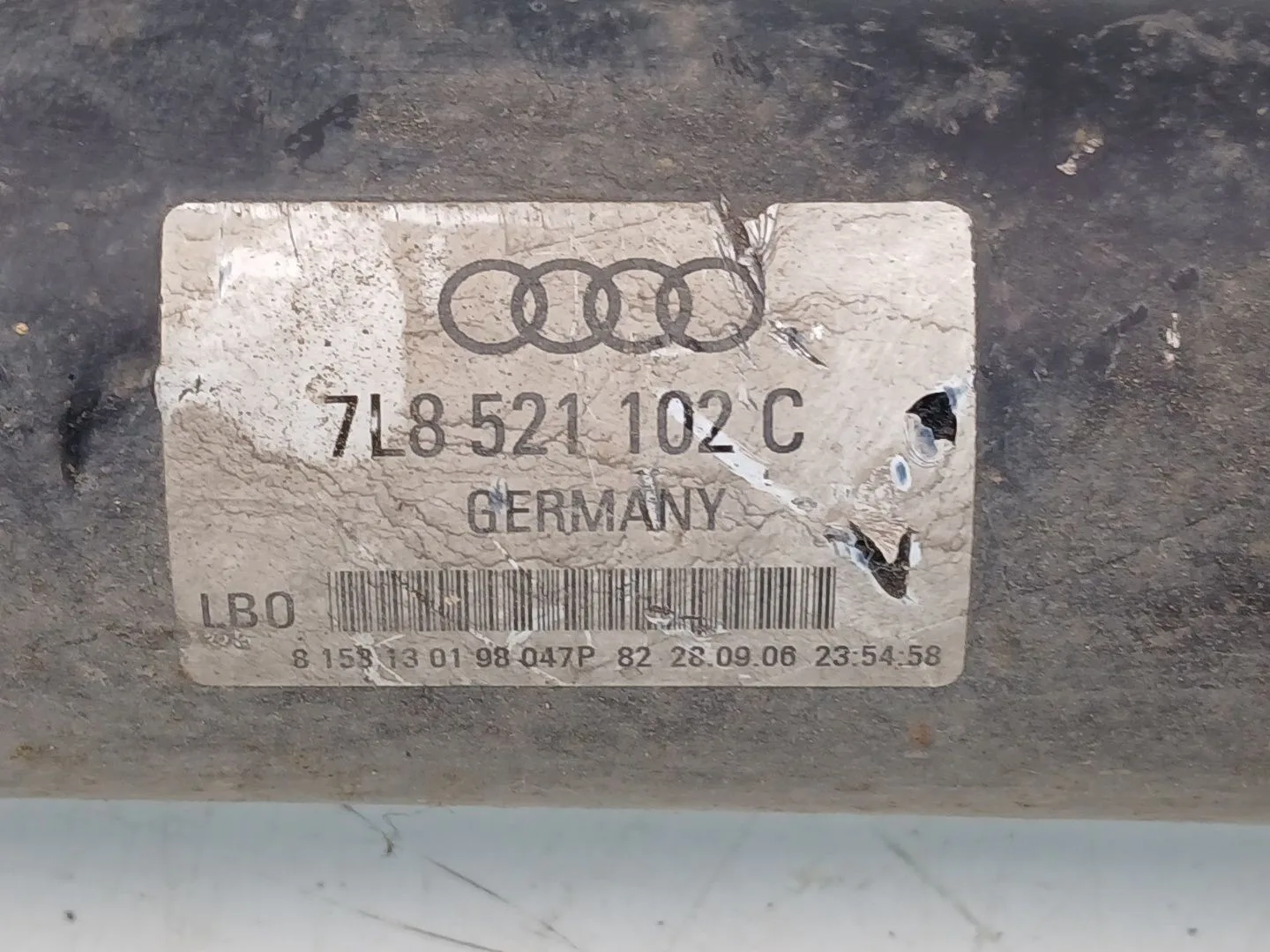 Transmision Central para Audi Q7 (4L)