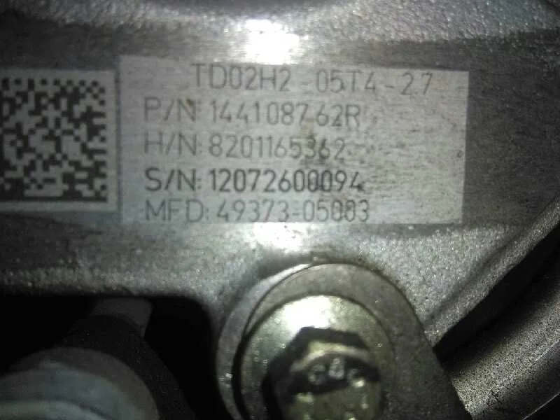 Turbocompresor para Renault Megane Iii Berlina 5 P