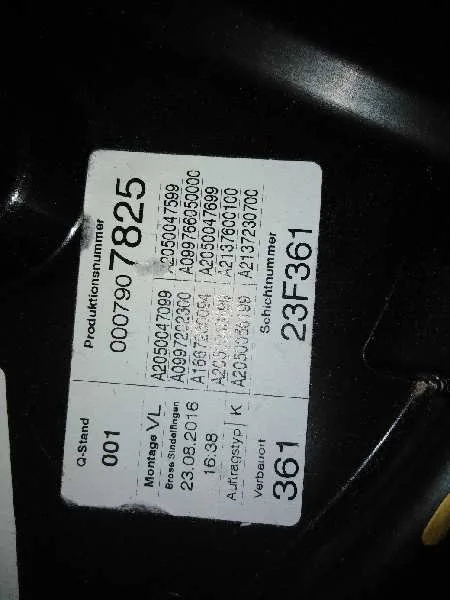 Elevalunas Delantero Izquierdo para Mercedes-Benz Clase E Lim. (W213)