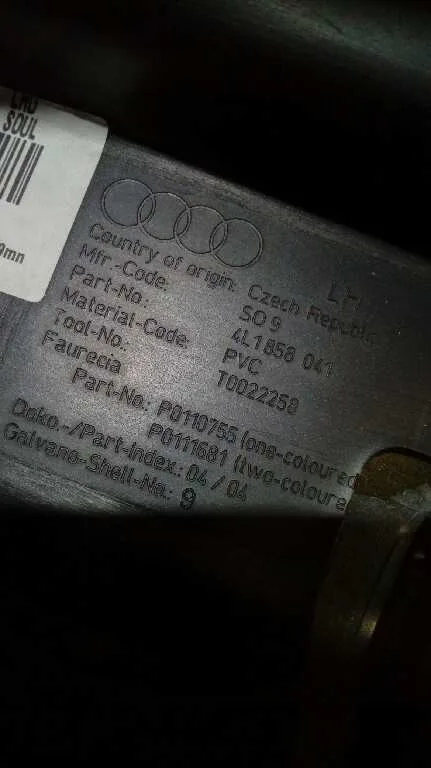 Salpicadero para Audi Q7 (4L)