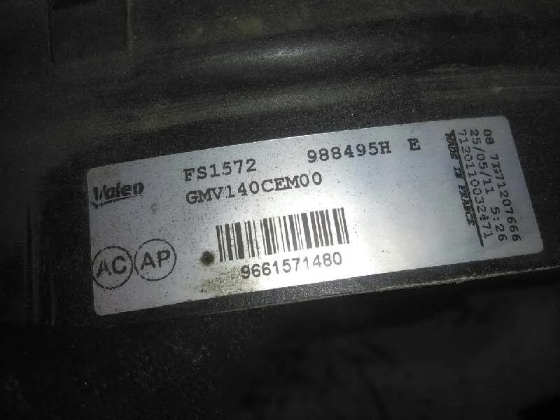 Electroventilador para Peugeot 308
