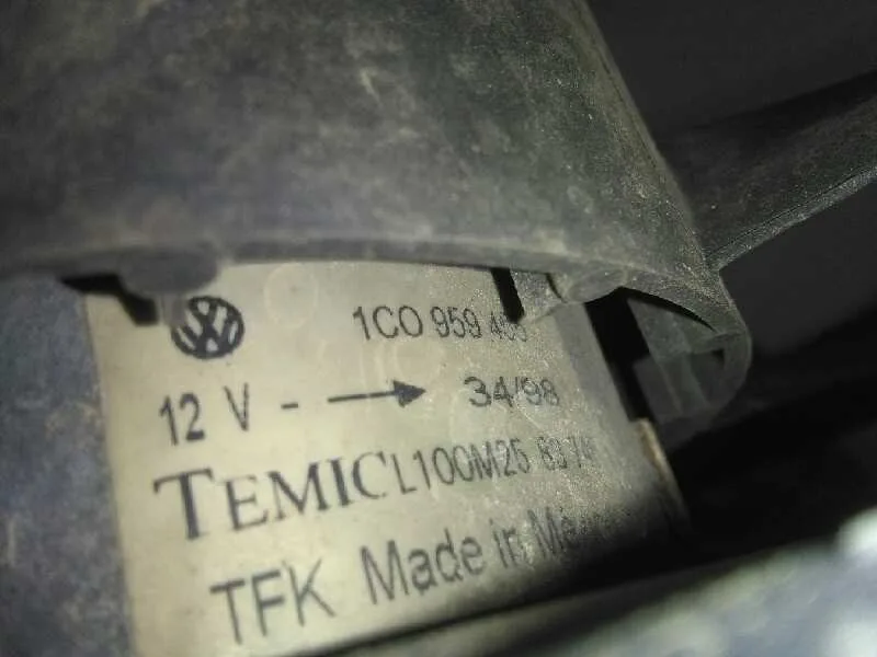 Electroventilador para Volkswagen New Beetle (9C1/1C1)