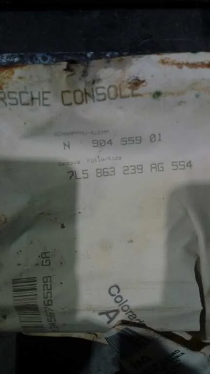 Apoyabrazos Central para Porsche Cayenne (Typ 9Pa)