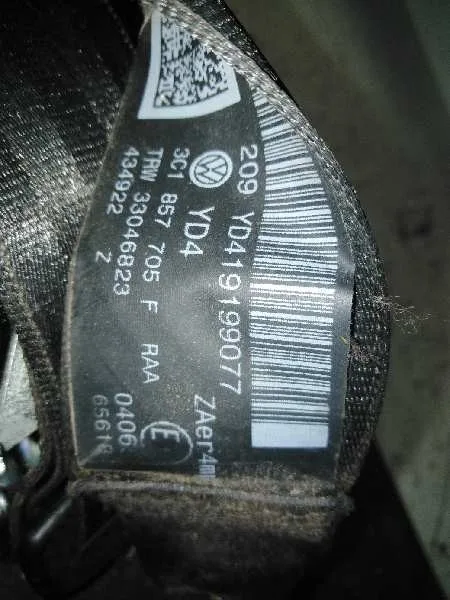 Cinturon Seguridad Delantero Izquierdo para Volkswagen Passat Berlina (3C2)