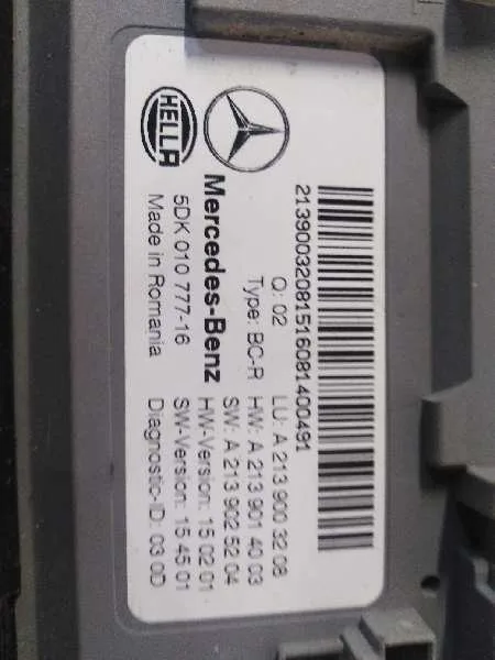 Modulo Confort para Mercedes-Benz Clase E Lim. (W213)