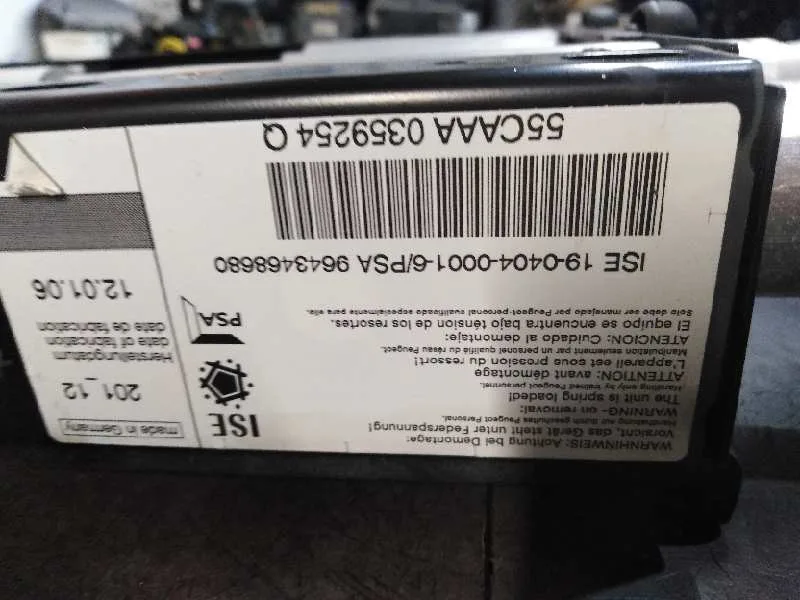 Barra Antivuelco para Peugeot 307 Cc (S2)