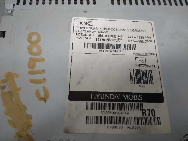Sistema Audio / Radio Cd para Kia Rio