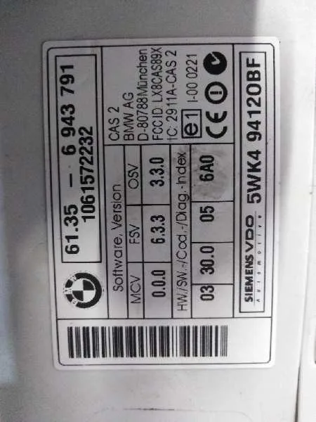 Modulo Electronico para Bmw Serie 1 Berlina (E81/E87)