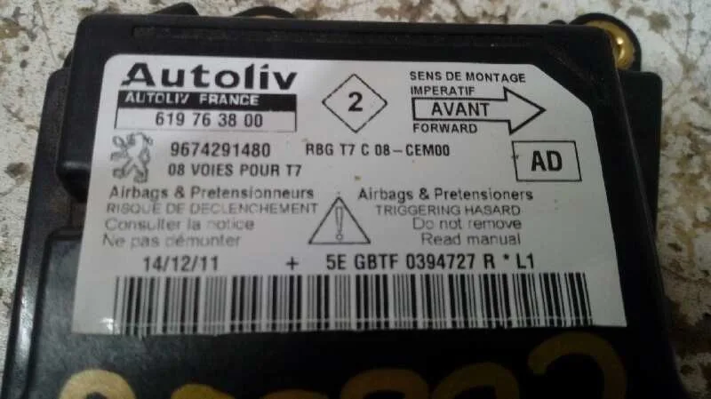 Centralita Airbag para Peugeot 308