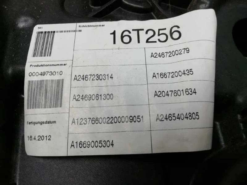 Elevalunas Delantero Derecho para Mercedes-Benz Clase B (W246)