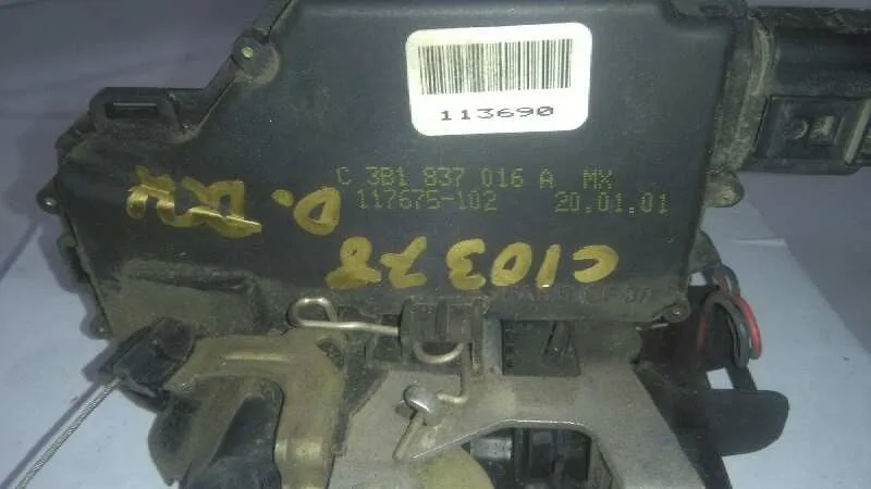 Cerradura Puerta Delantera Derecha para Volkswagen New Beetle (9C1/1C1)