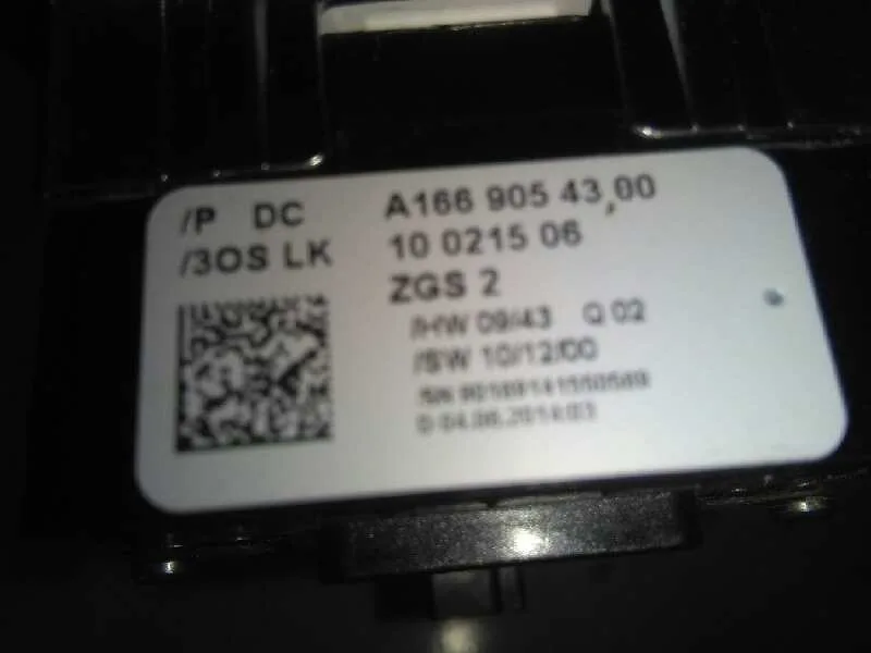 Mando Elevalunas Delantero Izquierdo para Mercedes-Benz Clase Gla (W156)