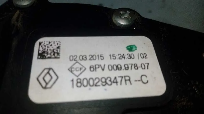 Potenciometro Pedal para Renault Clio Iv