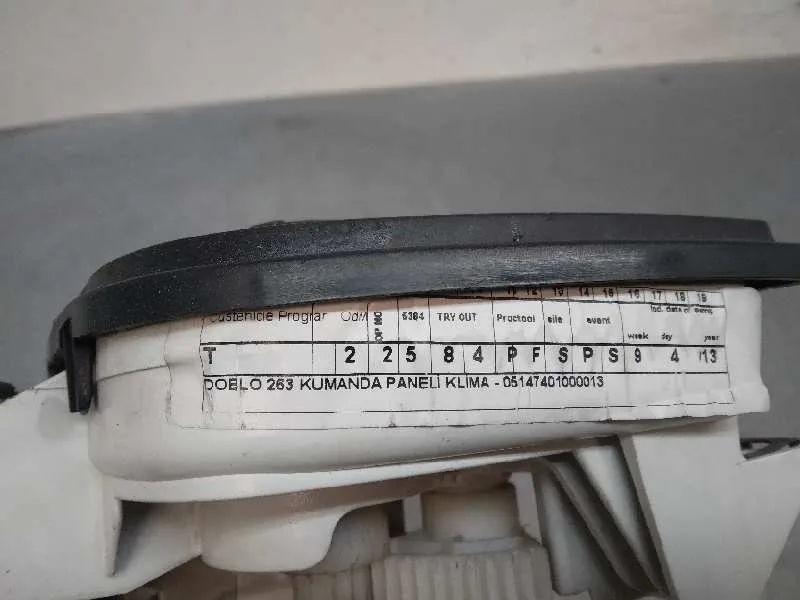 Mando Calefaccion / Aire Acondicionado para Fiat Doblo