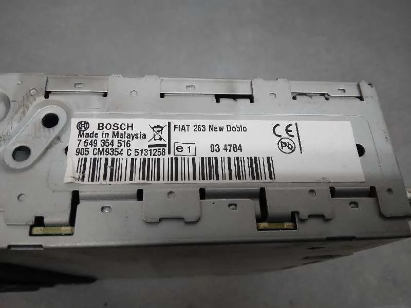 Sistema Audio / Radio Cd para Fiat Doblo