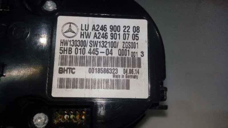 Mando Climatizador para Mercedes-Benz Clase Gla (W156)