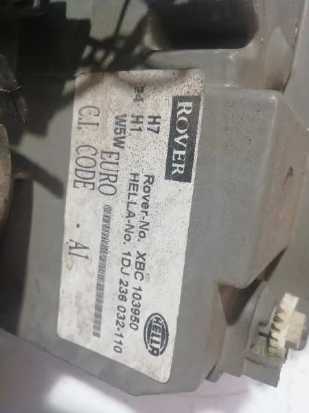 Faro Izquierdo para Mg Serie 75 (Rj)