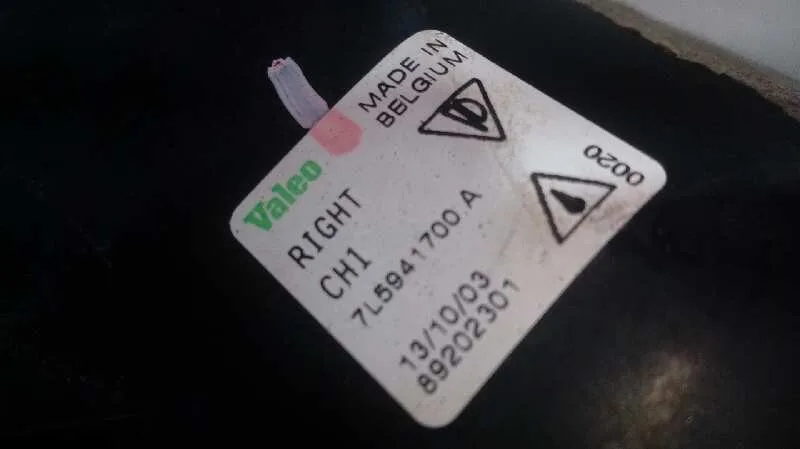 Faro Antiniebla Derecho para Porsche Cayenne (Typ 9Pa)