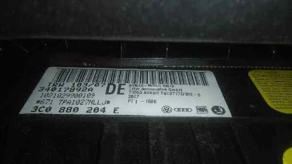 Airbag Delantero Derecho para Volkswagen Passat Berlina (3C2)