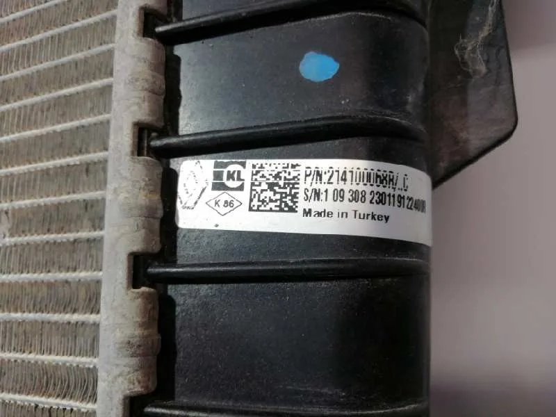Radiador Agua para Renault Fluence