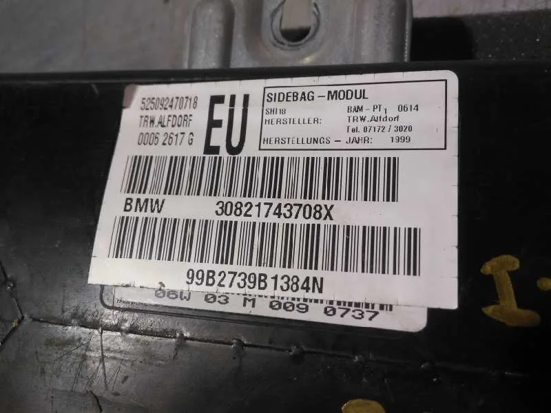Airbag Lateral Delantero Izquierdo para Bmw Serie 3 Berlina (E46)
