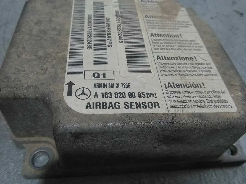 Centralita Airbag para Mercedes-Benz Clase M (W163)