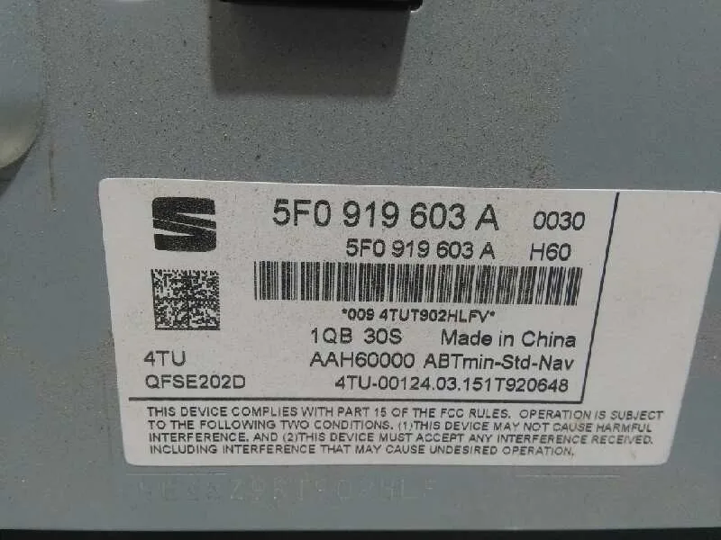 Pantalla Multifuncion para Seat Leon (5F1)