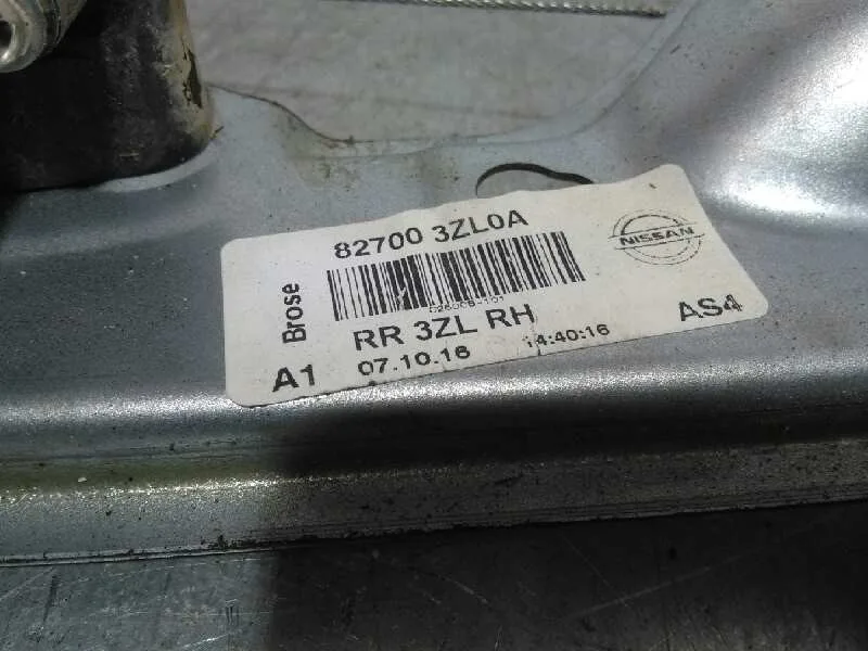 Elevalunas Trasero Derecho para Nissan Pulsar (C13)