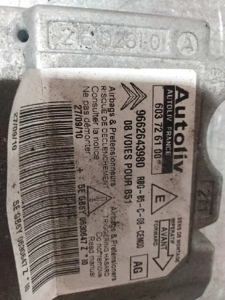 Centralita Airbag para Citroën C4 Berlina