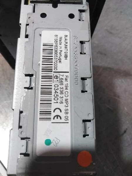 Sistema Audio / Radio Cd para Fiat Croma (194)