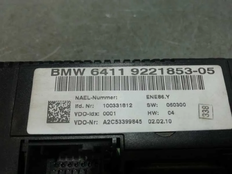 Mando Climatizador para Bmw Serie 3 Berlina (E90)