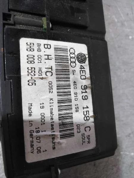 Mando Climatizador para Audi A8 (4E2)