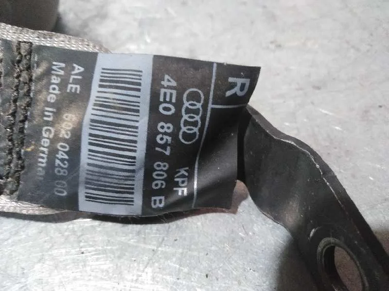 Cinturon Seguridad Trasero Derecho para Audi A8 (4E2)