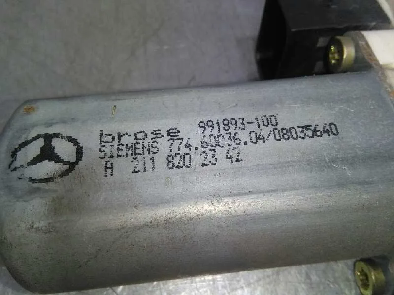 Motor Elevalunas Trasero Izquierdo para Mercedes-Benz Clase E (W211) Berlina