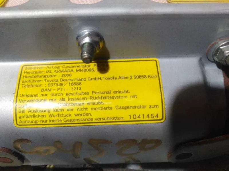 Airbag Delantero Derecho para Lexus Is200 (Ds2/Is2)