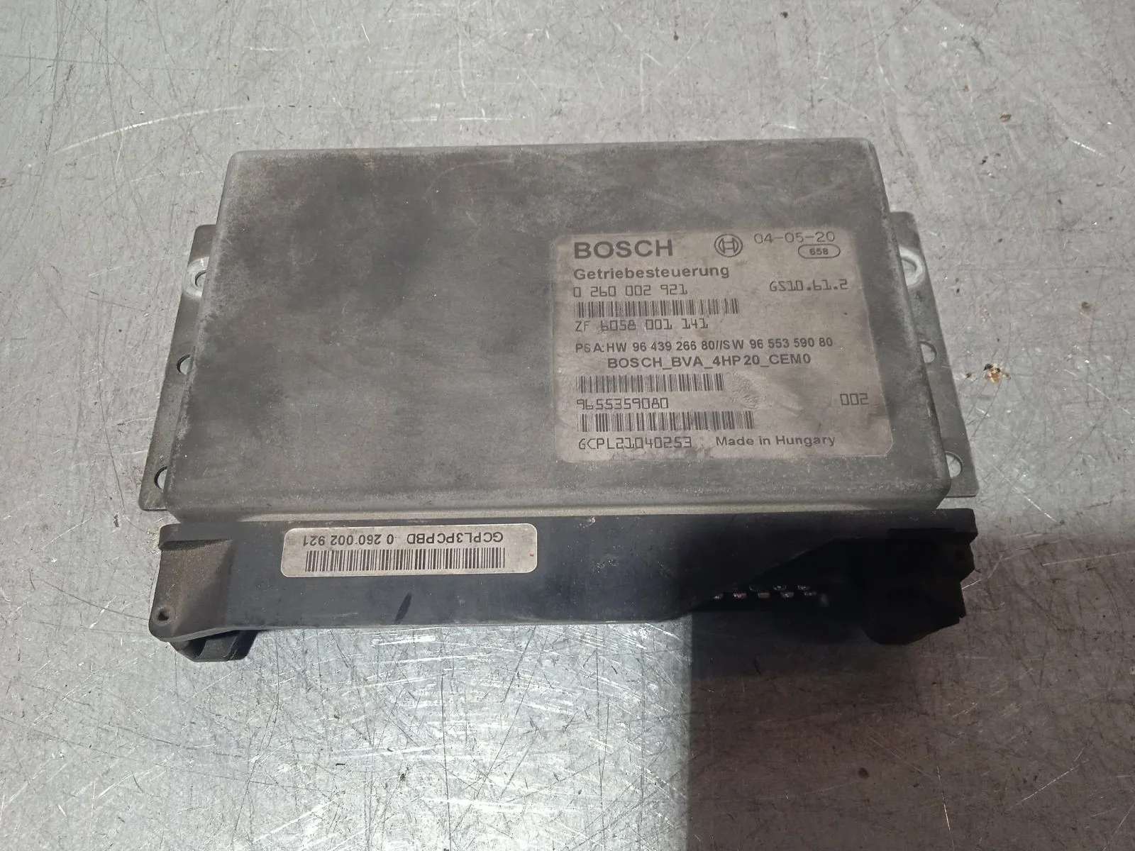 Centralita Cambio Automatico para Peugeot 407