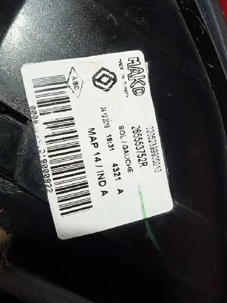 Piloto Trasero Izquierdo para Renault Clio Iv