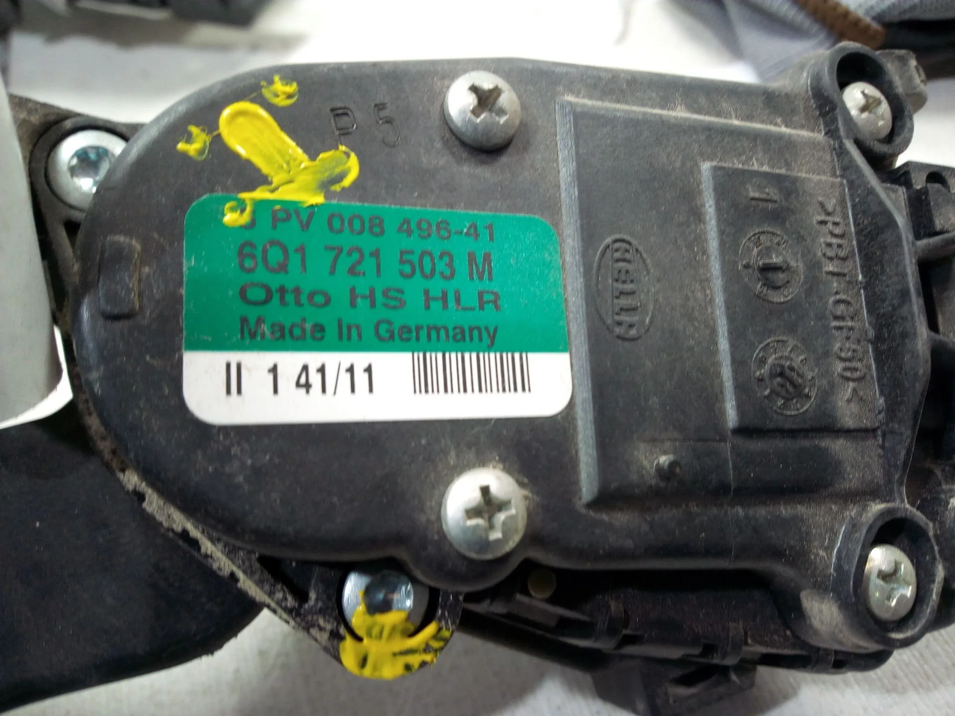 Potenciometro Pedal para Audi A1 Sportback (8Xa)
