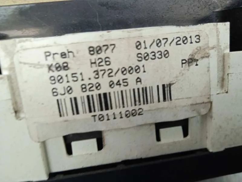 Mando Calefaccion / Aire Acondicionado para Seat Ibiza Sc (6J1)