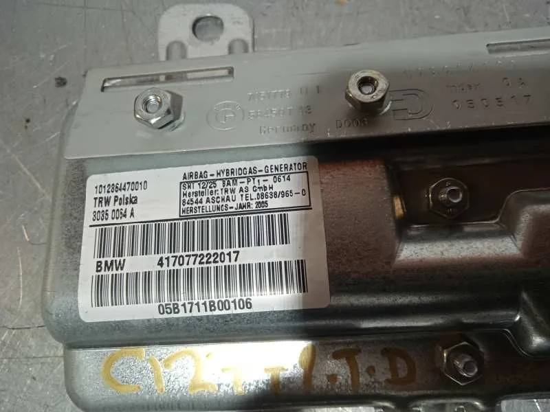 Airbag Lateral Trasero Derecho para Bmw Serie 7 (E65/E66)