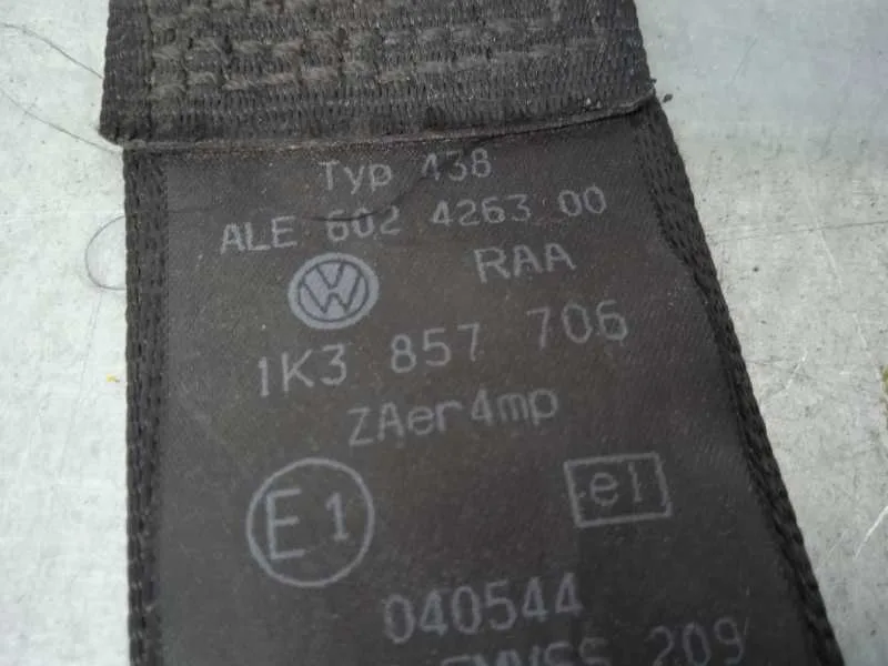 Cinturon Seguridad Delantero para Volkswagen Golf V Berlina (1K1)