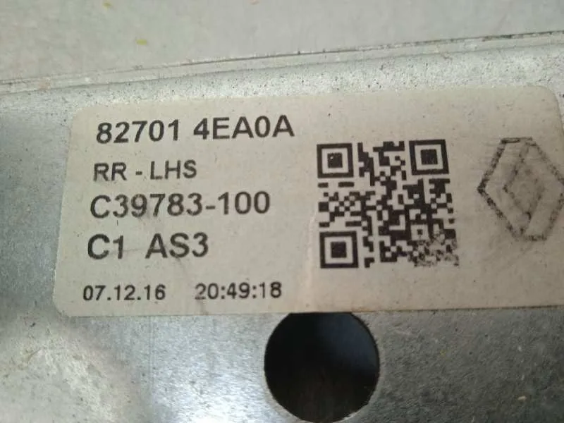 Elevalunas Trasero Izquierdo para Renault Kadjar