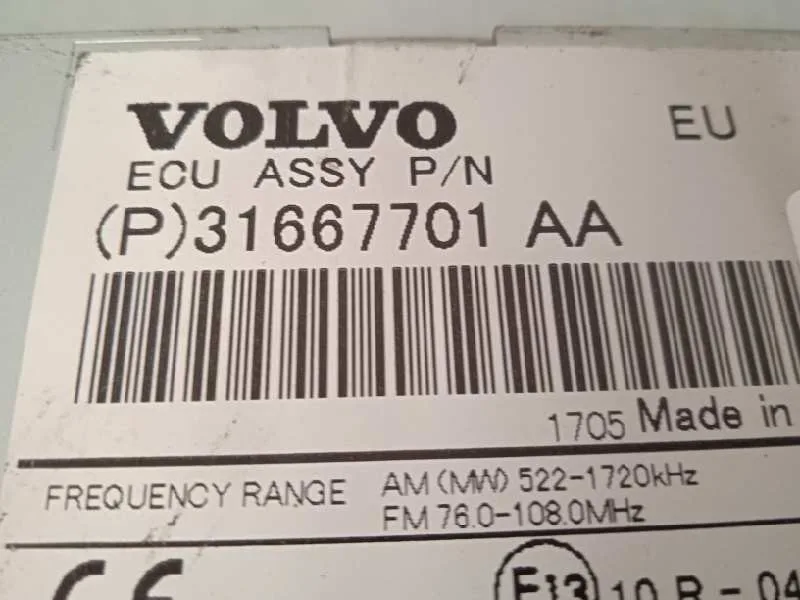 Sistema Audio / Radio Cd para Volvo V40