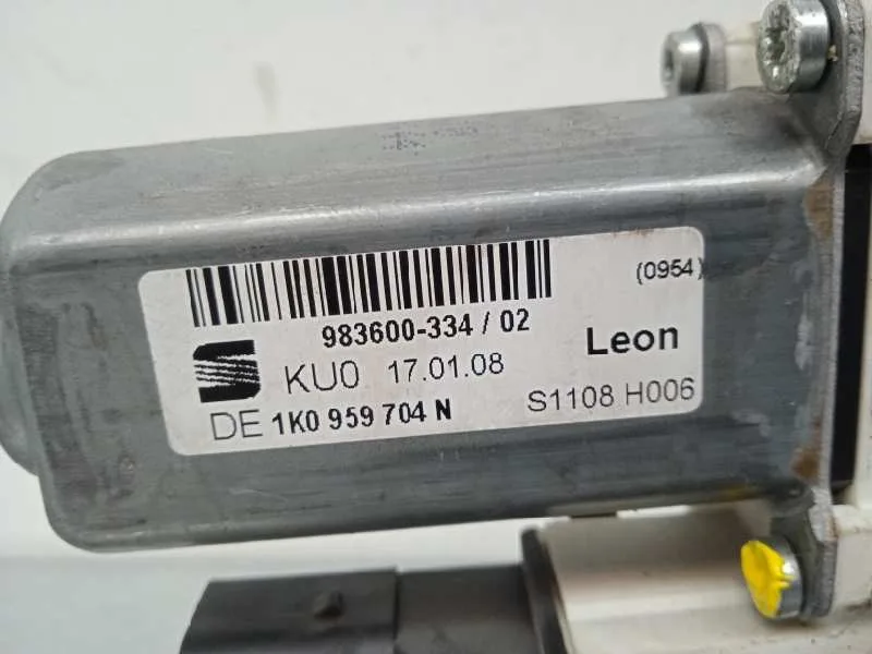 Motor Elevalunas Trasero Derecho para Seat Leon (1P1)