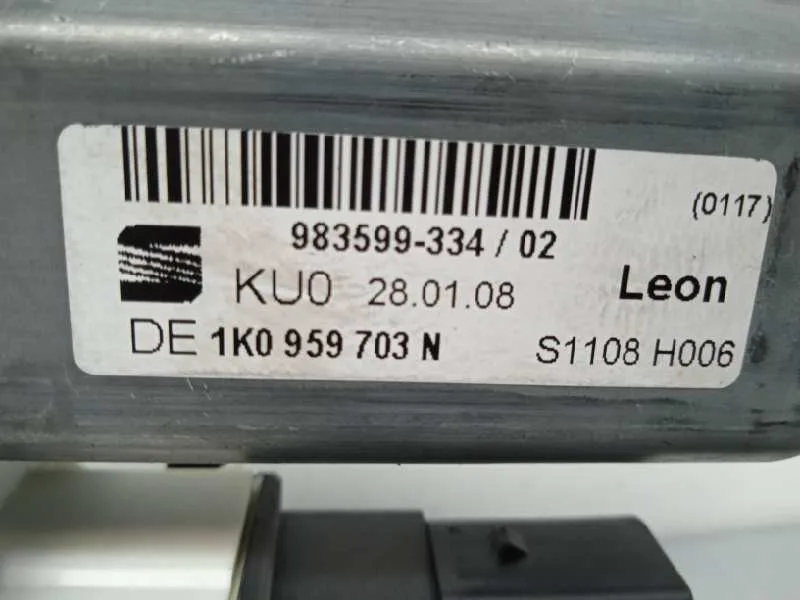 Motor Elevalunas Trasero Izquierdo para Seat Leon (1P1)