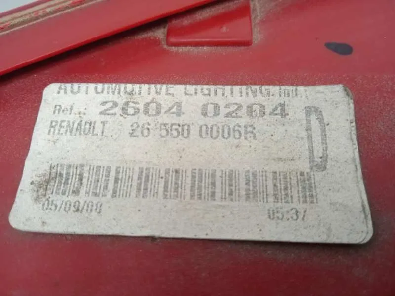Piloto Trasero Derecho Interior para Renault Laguna Coupe