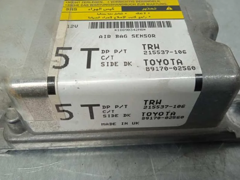 Centralita Airbag para Toyota Auris